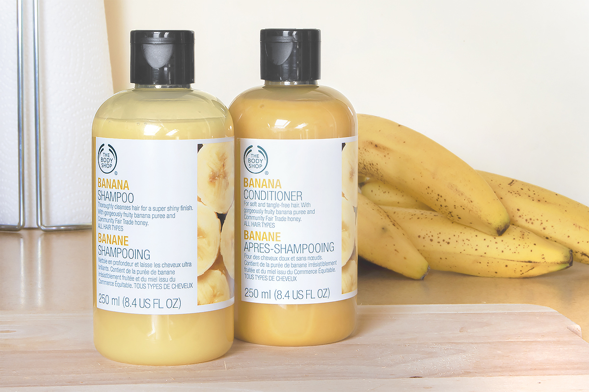 The Body Shop Banana Shampoo & Conditioner - MANFACE