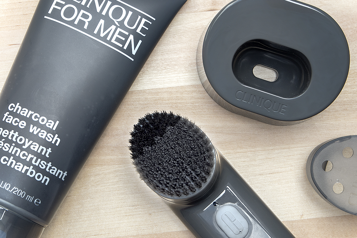 NEW launches from Clinique For Men with the Sonic For Men and Charcoal Face Wash