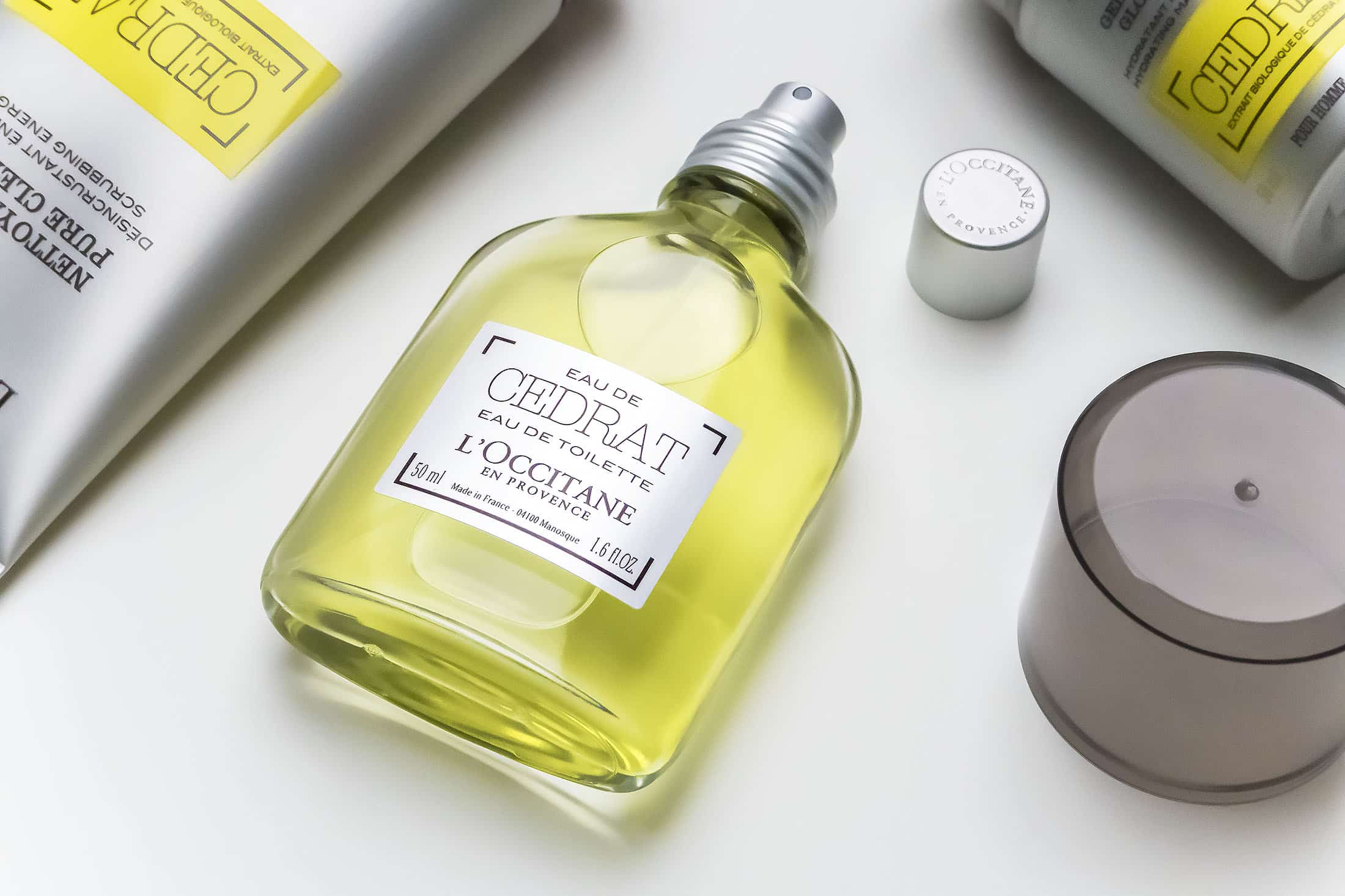 L’Occitane Cedrat Fragrance and Skin Care Collection for Men