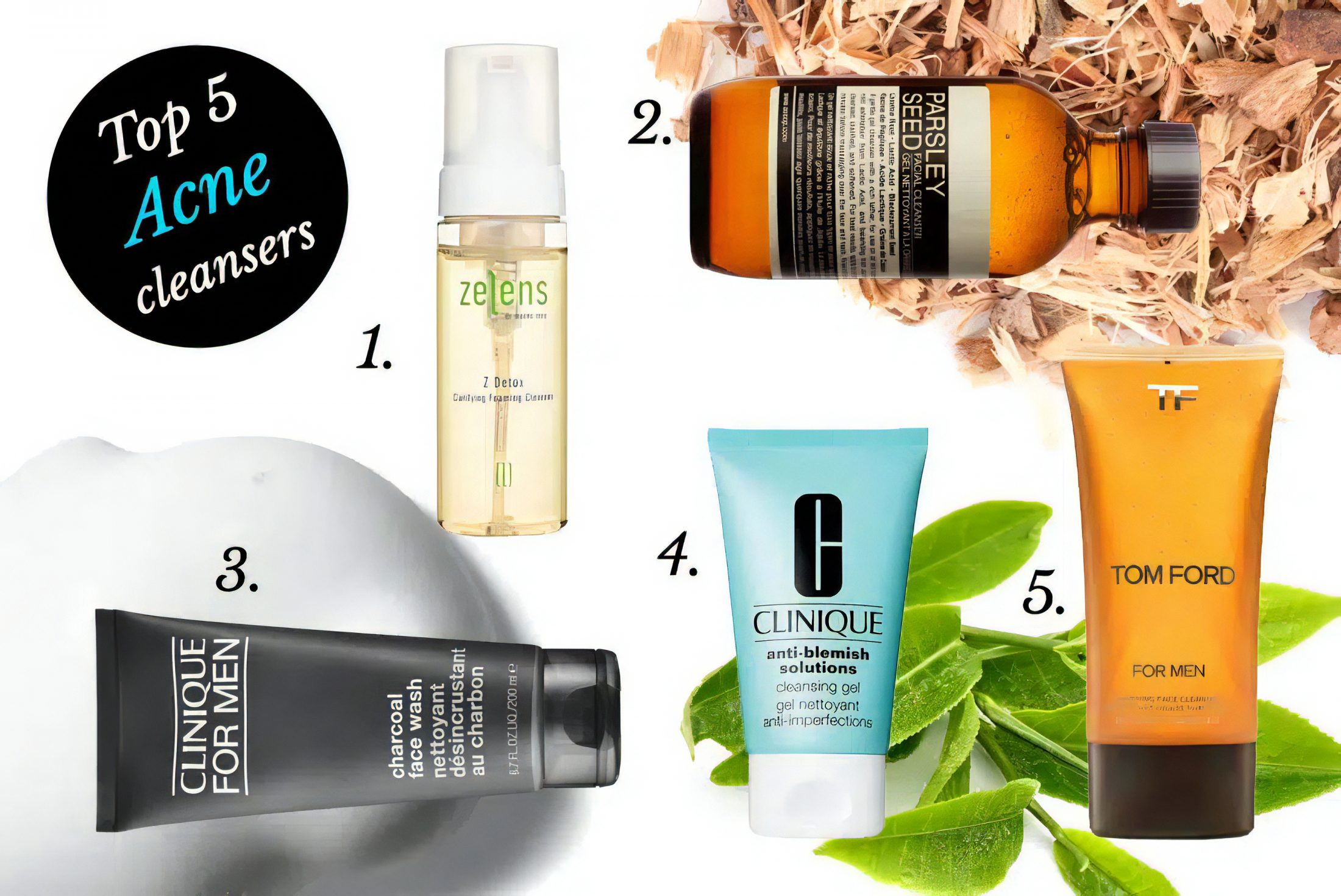 Top 5 Cleansers for Acne and Blemish-Prone Skin